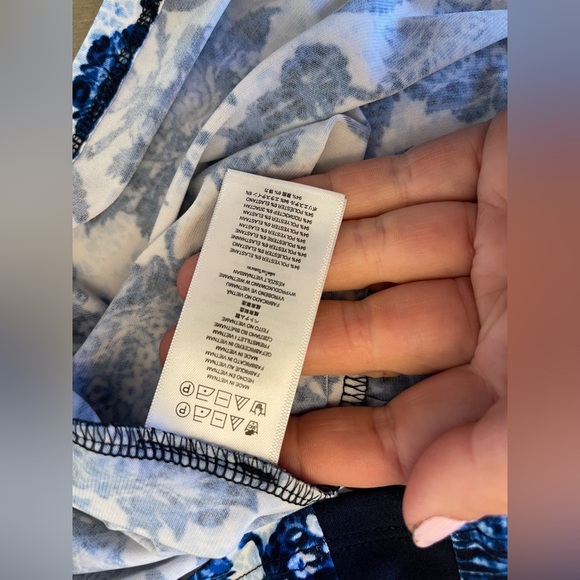 Michael Kors Navy and White Floral Dress Size Medium - Picture 8 of 8